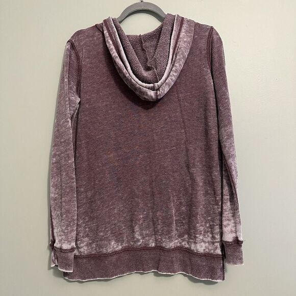 Disney Hoodie Size Medium‎ Maroon Mickey Mouse Distressed - Picture 3 of 5